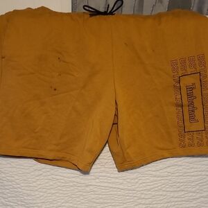 Timberland Men's Yellow Athletic Shorts